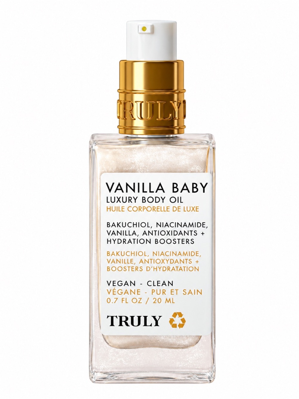 Truly Beauty Vanilla Baby Luxury Body Oil – 0.7 oz – NEW